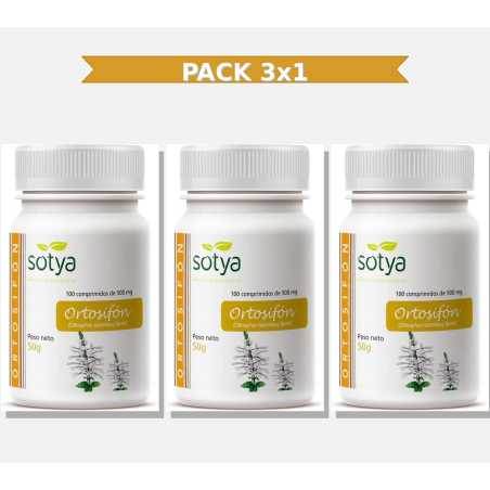 Sotya Ortosifon 500 Mg 100 Comprimidos 3x1 | Virtufarma