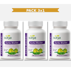 Sotya Carbo Blocker 550 Mg 90 Capsulas 3x1 | Virtufarma