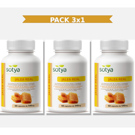 Sotya Jalea Real 540 Mg 50 Capsulas 3x1 | Virtufarma