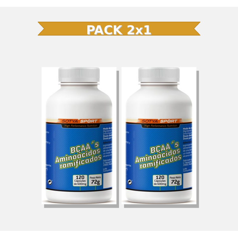 Sotya Bcca,S Aminoacidos 120 Capsulas 2x1 | Virtufarma