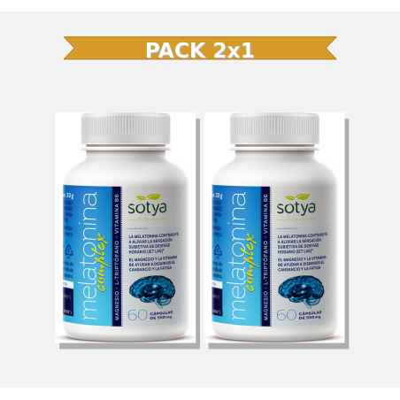 Sotya Melatonina Complex 60 Capsulas 2x1 | Virtufarma