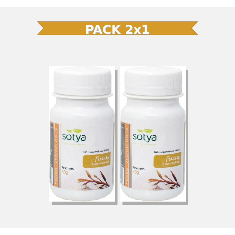 Sotya Fucus 500 Mg 100 Comprimidosrimidos 2x1 | Virtufarma
