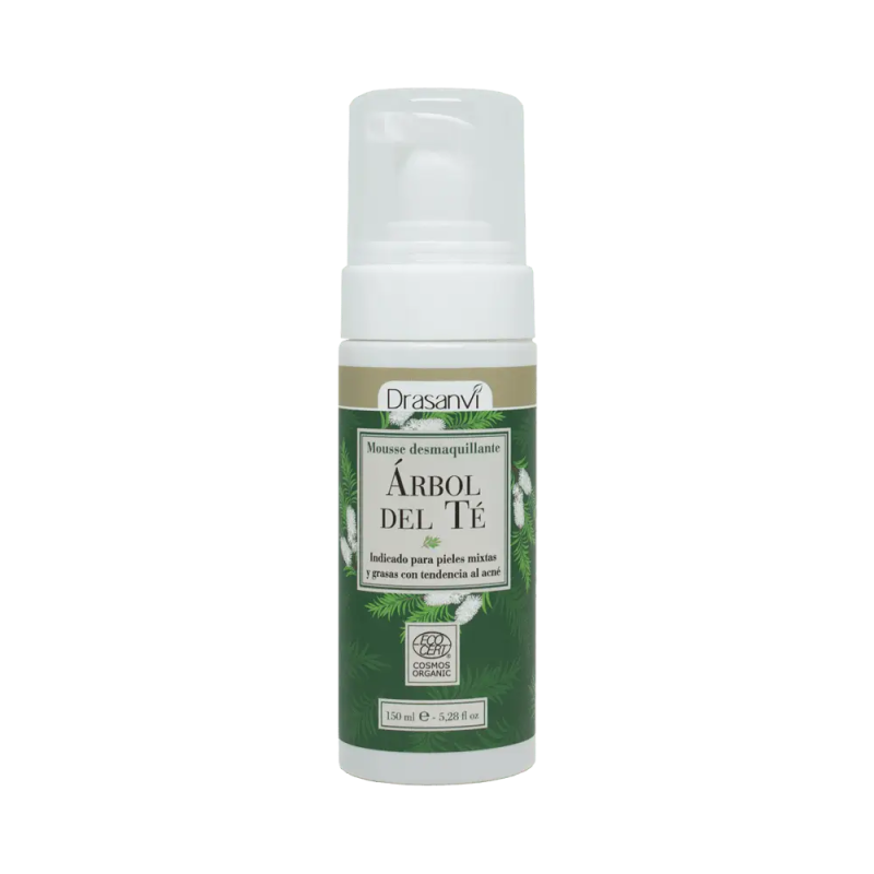 DRASANVI MOUSSE DESMAQUILLANTE ARBOL TE BIO 150 ML