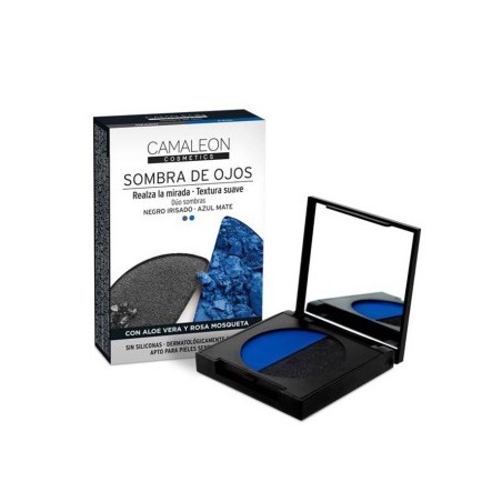 CAMALEON SOMBRA DE OJOS NEGRO-AZUL