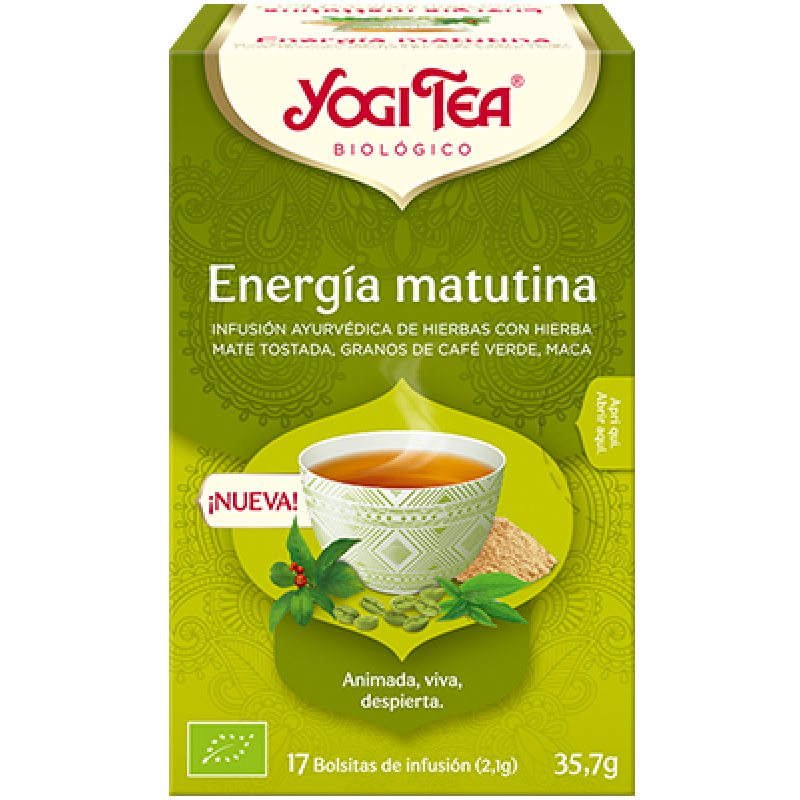 YOGI TEA ENERGIA MATUTINA 17 BOLSAS