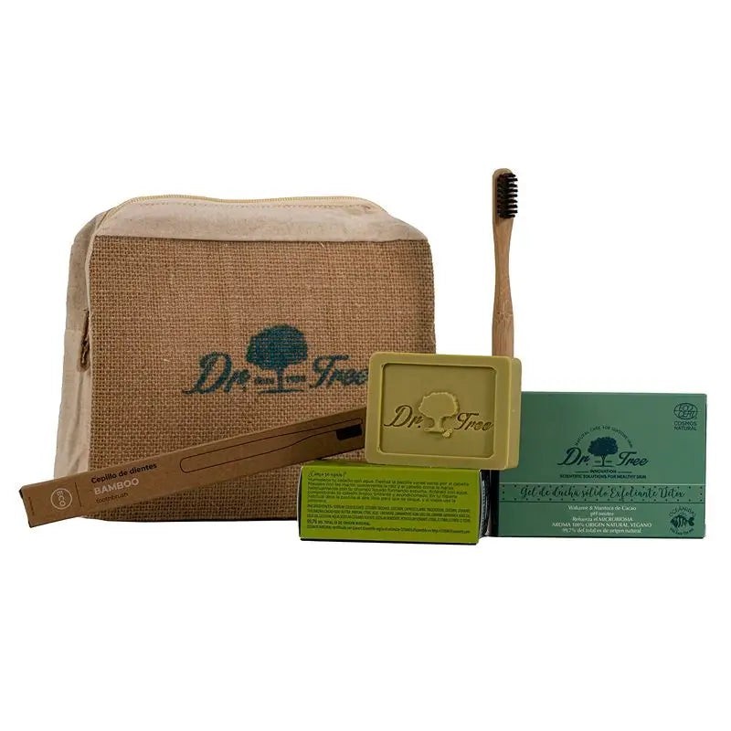 DR. TREE KIT VIAJERO SOLIDOS+CEPILLO DIENTES BAMBU