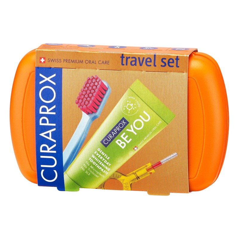 CURAPROX TRAVEL SET CAJA NARANJA