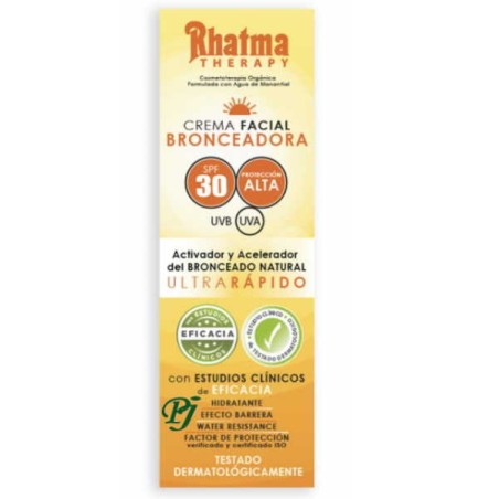 RHATMA CREMA FACIAL BRONCEADORA SPF30 60 ML