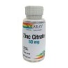 SOLARAY CITRATO ZINC 50 MG 60 CAPSULAS