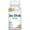 SOLARAY CITRATO ZINC 50 MG 60 CAPSULAS