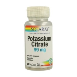 SOLARAY CITRATO DE POTASIO 60 CAPSULAS