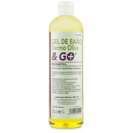 PHARMA&GO GEL BAÑO CON ACEITE DE OLIVA 750 ML