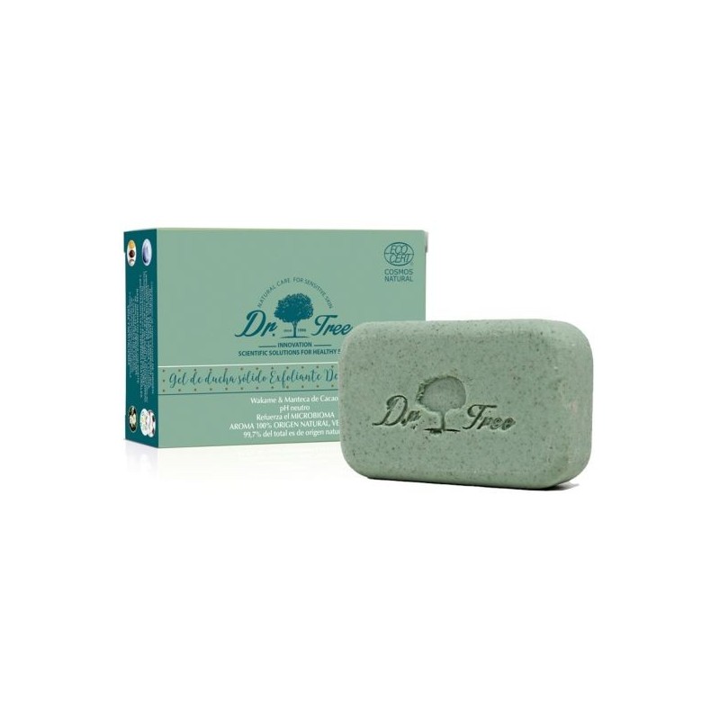 DR. TREE GEL DUCHA SOLIDO EXFOLIANTE 120 GRAMOS