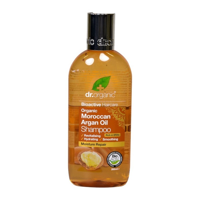 DR.ORGANIC CHAMPU ACEITE ARGAN MARROQUI 265 ML