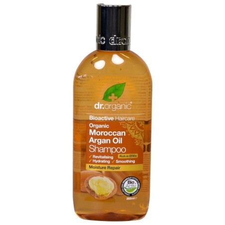 DR.ORGANIC CHAMPU ACEITE ARGAN MARROQUI 265 ML