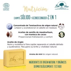 DR. TREE CHAMPU SOLIDO NUTRICION 75 GRAMOS