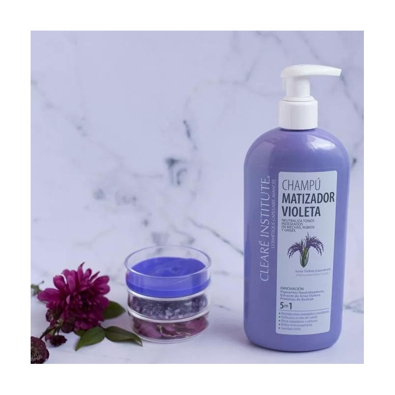 CLEARE INSTITUTE PACK MATIZADOR VIOLETA CHAMPU + M